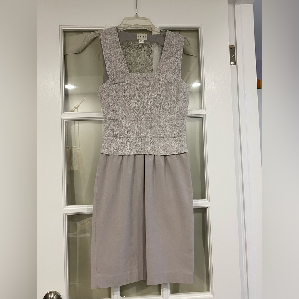 Reiss Abigail gray dress